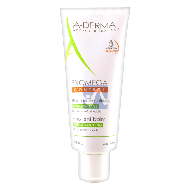 A-Derma Linea Exomega Pelli Secche Control Balsamo Emolliente Anti-Prurito 200ml