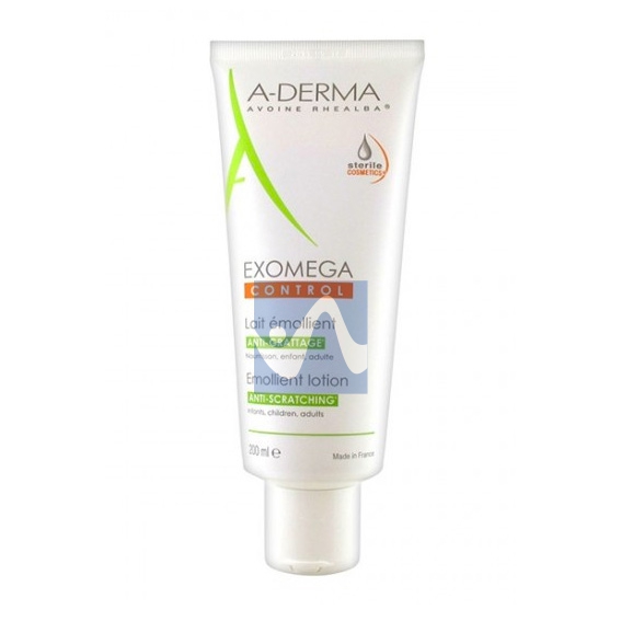 A-Derma Linea Exomega Pelli Secche Control Latte Emolliente Anti-Prurito 200 ml