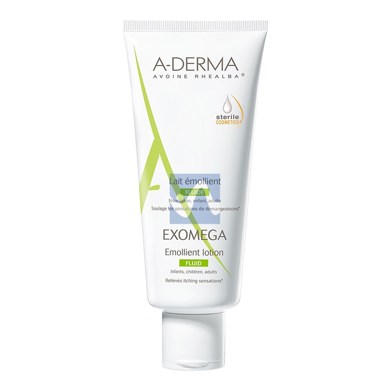 A-Derma Linea Exomega Pelli Secche Atopiche Latte Emolliente Lenitivo 200 ml