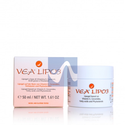 VEA Linea Pelli Sensibili Lipo3 Vitamina E Lipogel Idratante Rigenerante 50 ml