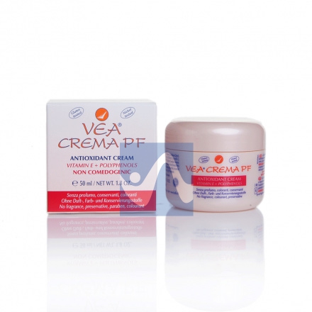 VEA Linea Pelli Sensibili Crema PF Vitamina E + Polifenoli Antiossidante 50 ml