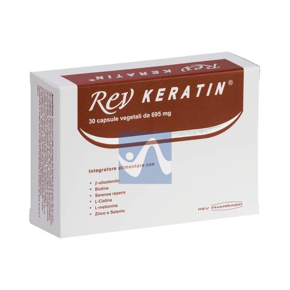 Pharmabio Linea Anticaduta Capelli Rev Keratin Integratore Alimentare 30 Capsule