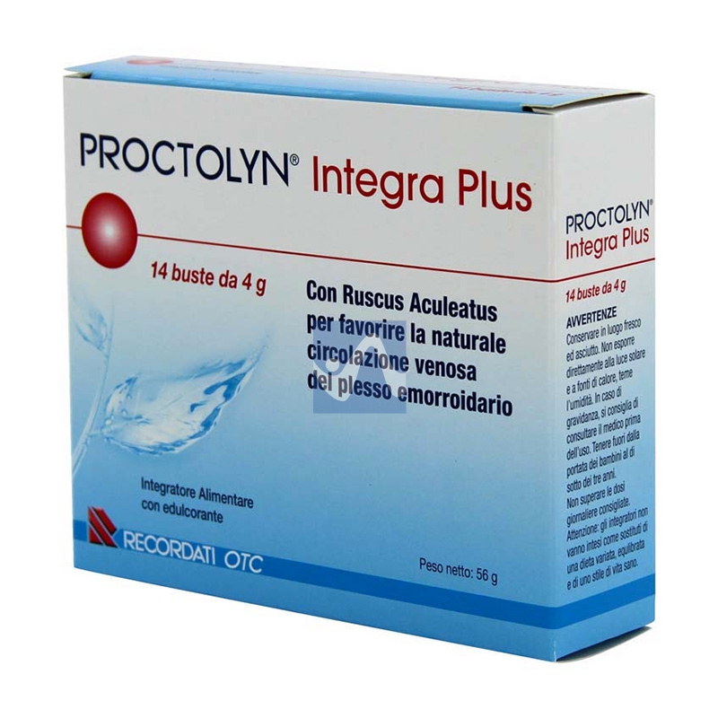 Recordati Linea Microcircolo Proctolyn Integra Plus Integratore 14 Buste