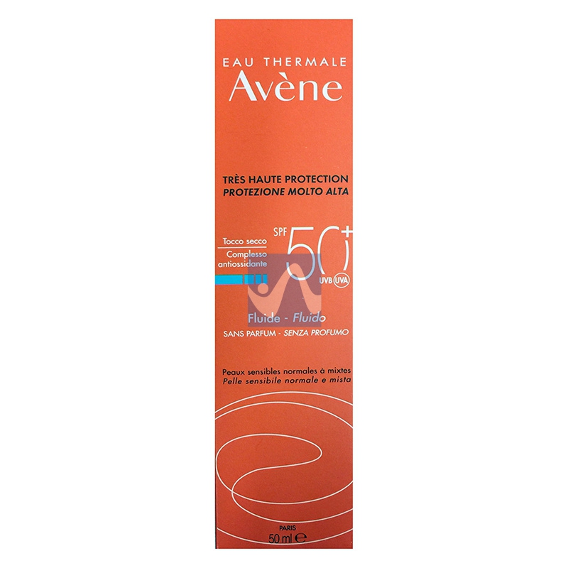 Avene Linea Solare SPF50+ Fluido Solare Senza Profumo Pelli Normali Miste 50 ml