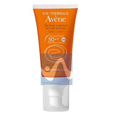 Avene Linea Solare Pelli Sensibili SPF50+ Crema Solare Senza Profumo 50 ml