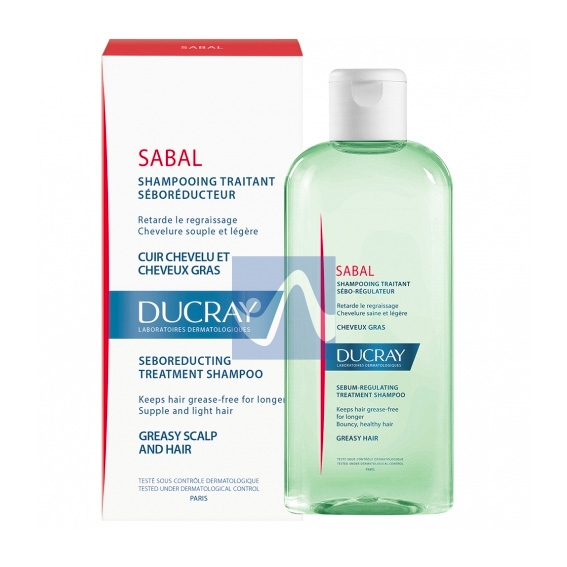 Ducray Linea Capelli Grassi Sabal Shampoo Riequilibrante Normalizzante 200 ml