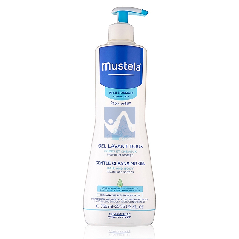 Mustela Linea Pelli Normali Gel Detergente Delicato Corpo e Capelli 750 ml