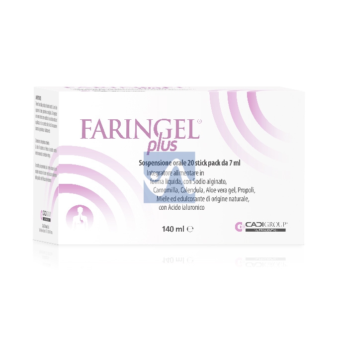 Ca.Di.Group Linea Stomaco Sano Faringel Plus Integratore Alimentare 20 Stick