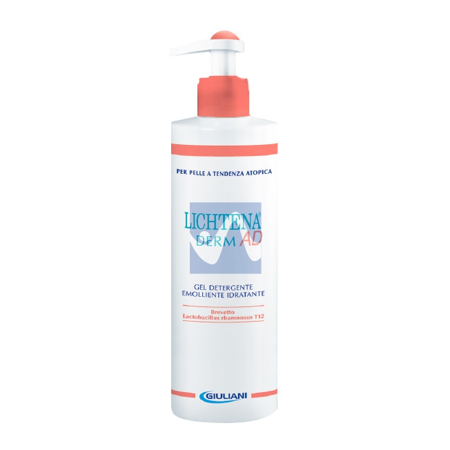Lichtena Linea Derm AD Gel Detergente Emolliente Idratante Pelli Atopiche 400 ml