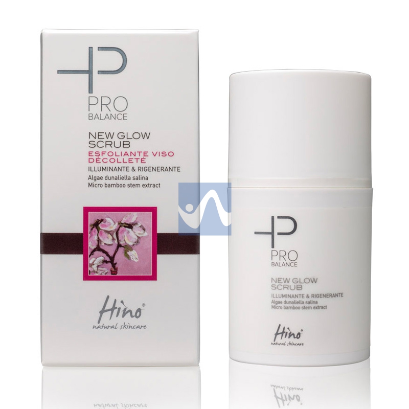 Hino Linea Pro Balance New Glow Scrub Esfoliante Rigenerante Viso Dcollet 50ml