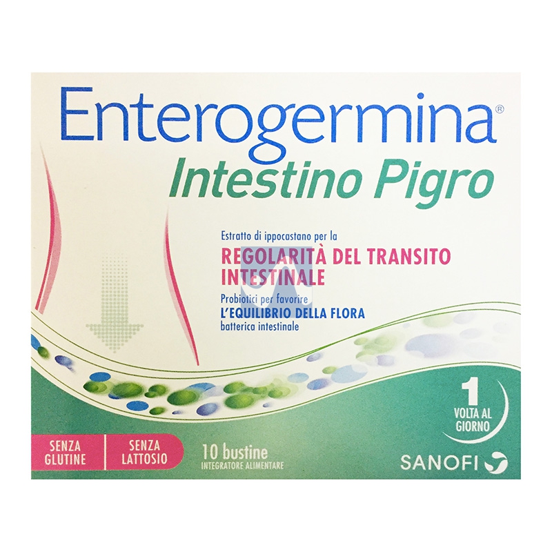 Sanofi Aventis Linea Intestino Enterogermina Intestino Pigro Integratore 10Buste