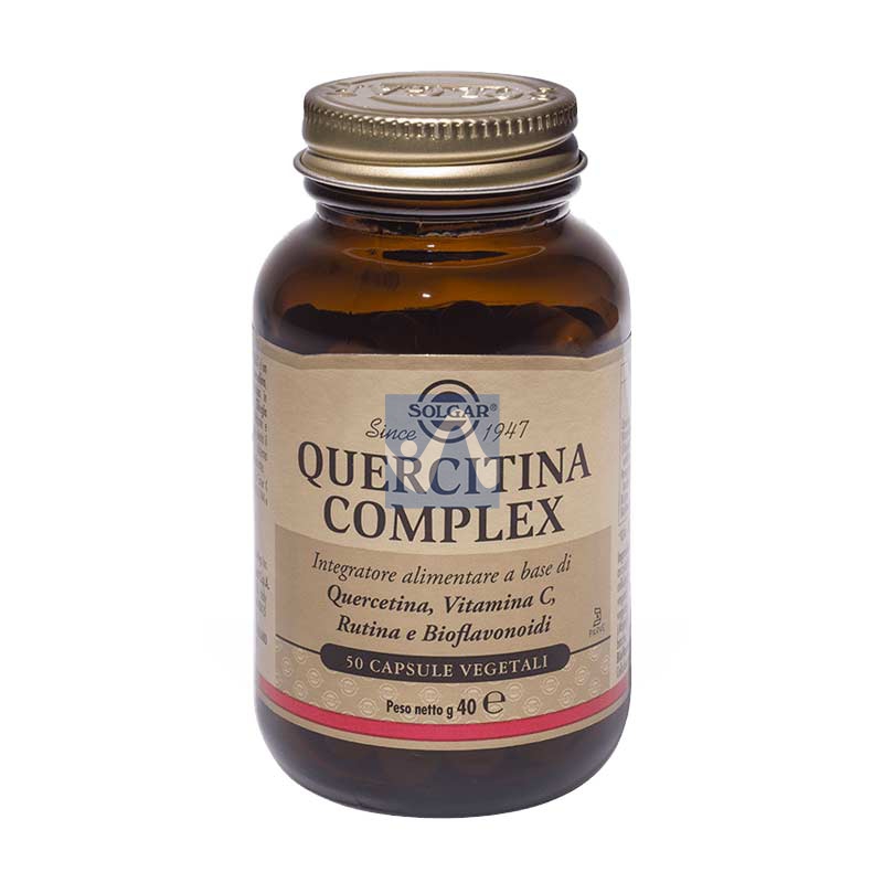 Solgar Linea Apparato Immunitario Quercitina Complex Integratore 50 Capsule