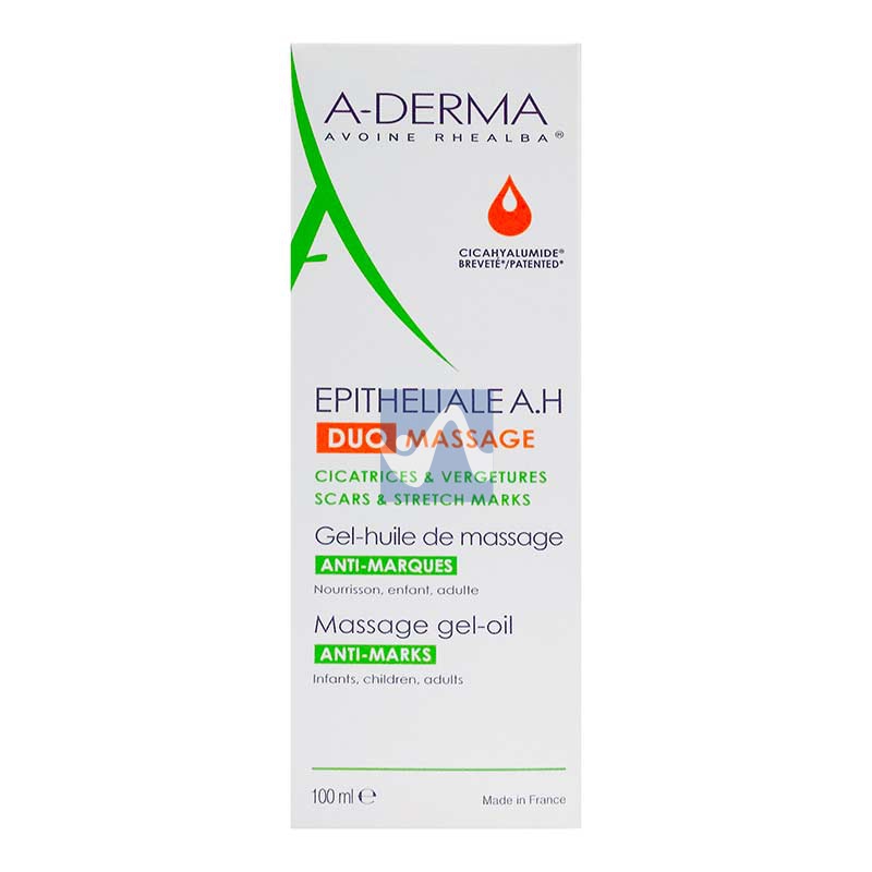 A-Derma Linea Epitheliale A.H. Duo Massage Gel Olio Pelli Fragilizzate 100 ml