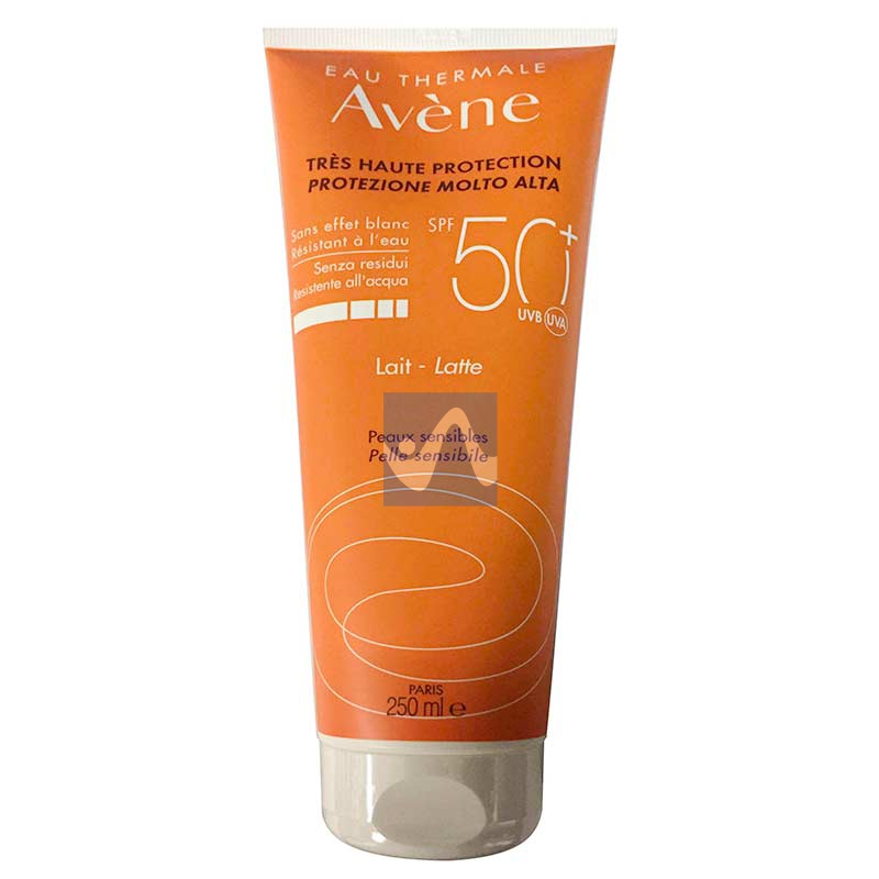 Avene Linea Solare Pelli Sensibili SPF50+ Latte Protezione Molto Alta 250 ml