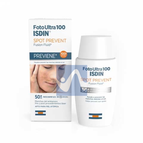 ISDIN Linea Solare FotoUltra 100+ Fusion Fluid Protezione Ultra Elevata 50 ml