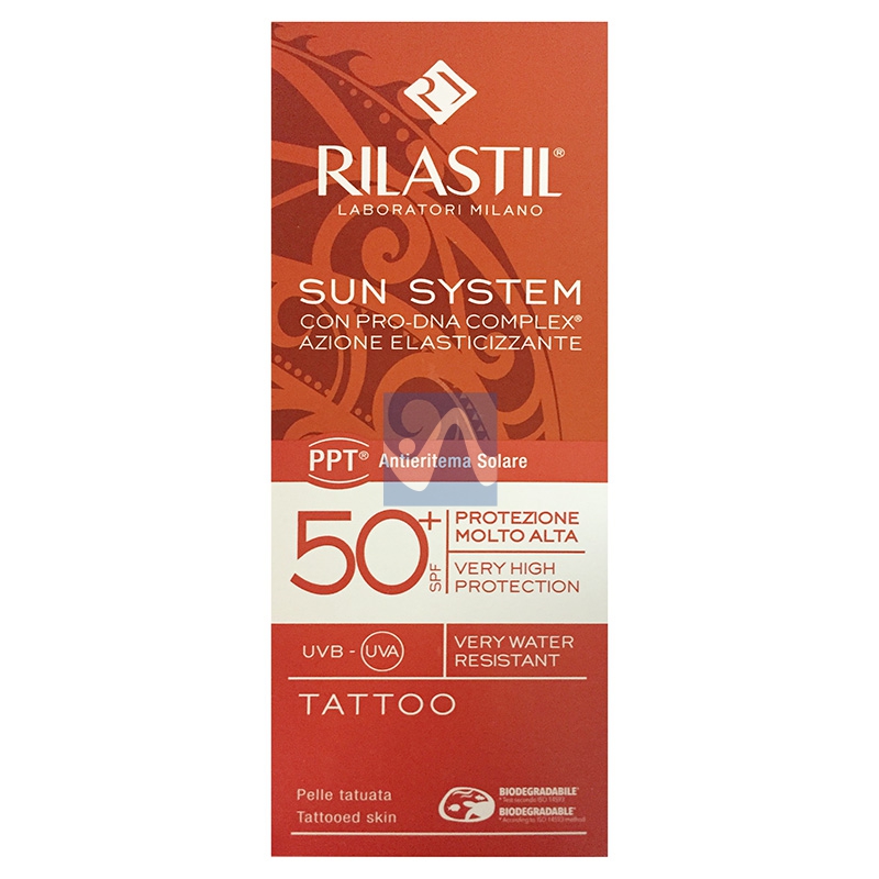 Rilastil Linea Sun System PPT SPF50+ Tattoo Emulsione Protettiva Tatuaggi 75 ml