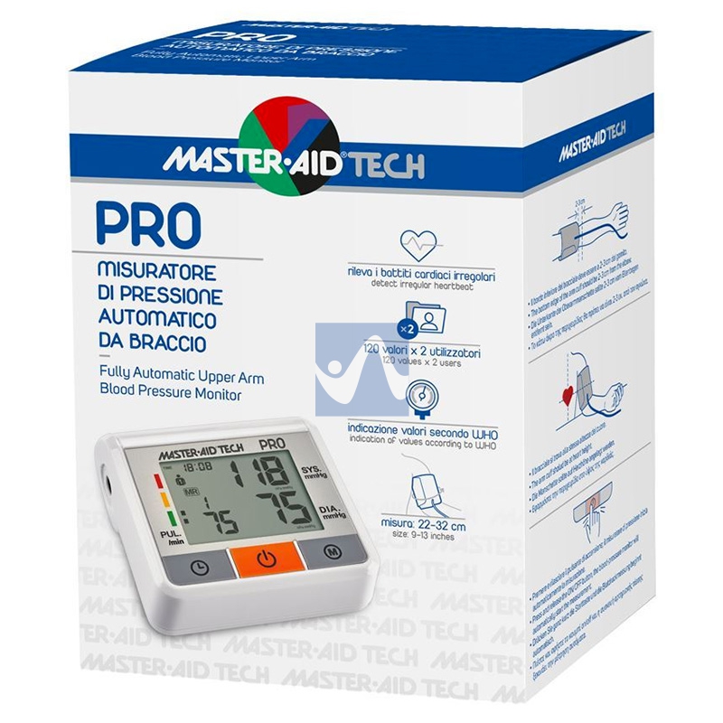 Master Aid Tech Linea Dispositivi Elettronici PRO Misuratore Pressione Automatic