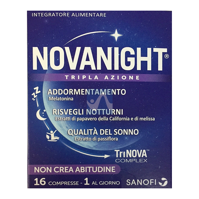 Sanofi Aventis Linea Sonno e Serenit Novanight Integratore 16 Compresse