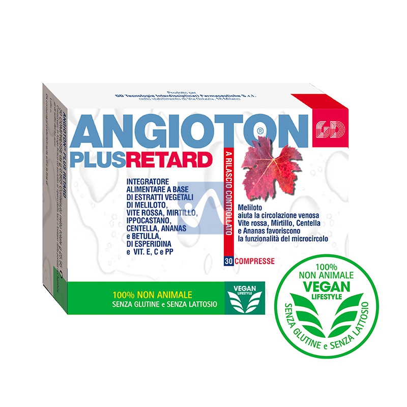 GD Italia Linea Circolazione Angioton Plus Retard Integratore 30 Compresse