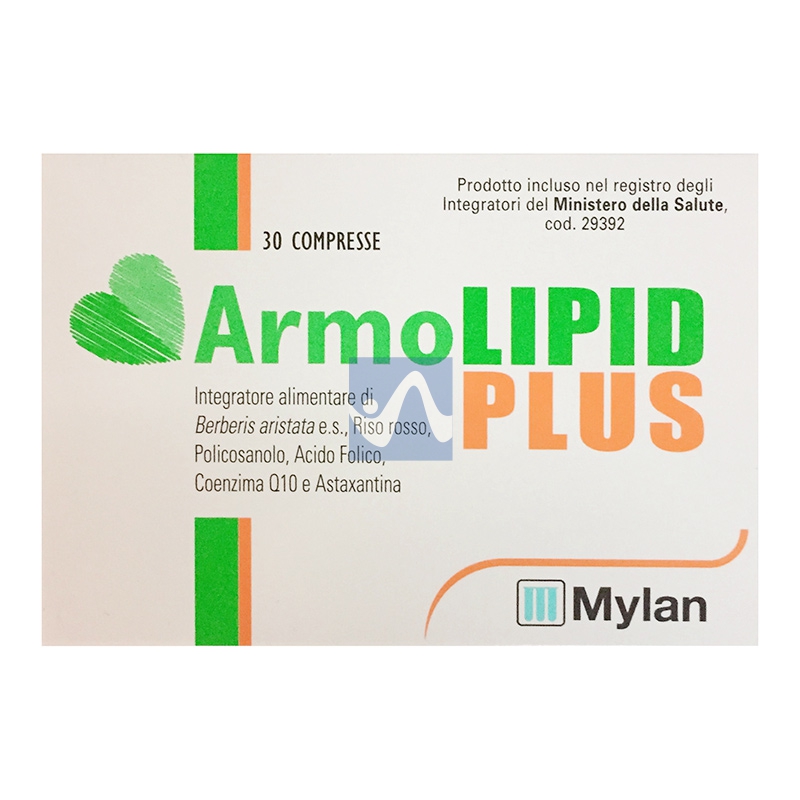 Mylan Linea Colesterolo Trigliceridi ArmoLIPID Plus Integratore 30 Compress