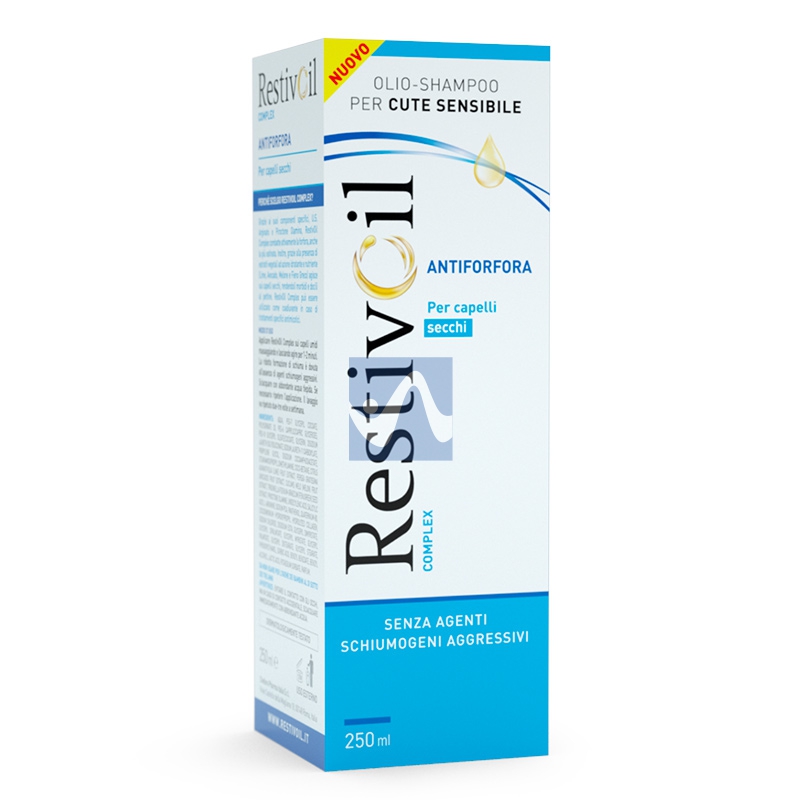 RestivOil Linea Anti-Forfora Complex Olio Shampoo Nutritivo Capelli Secchi 250ml