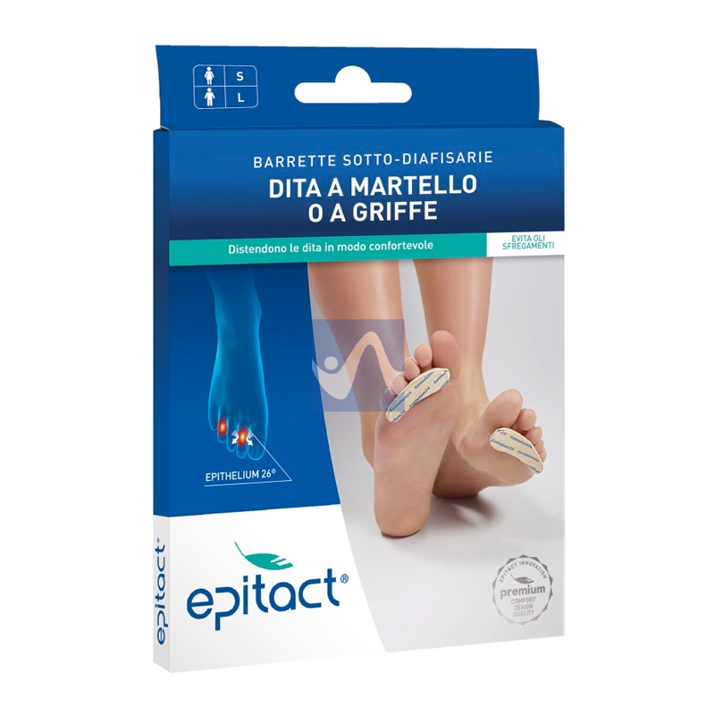 Epitact Linea Salute dei Piedi Barrette Sottodiafisiarie Dita a Martello Uomo