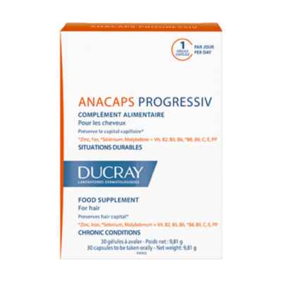Ducray Linea Fortificante Anacaps Progressiv Integratore Anticaduta 30 Capsule